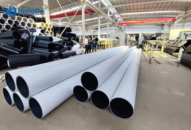 Co-Extruded White HDPE Pipe <br> Standard: ISO 4427-2