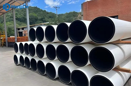 HDPE Two-colour co-extrusion Pipe <br> Standard: EN 12201-2:2011