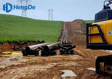 Embedded drip irrigation pipe