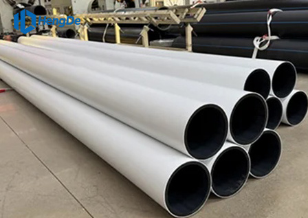 Co-Extruded White HDPE Pipe <br> Standard: ISO 4427-2