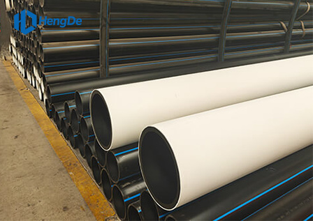 Co-Extruded White HDPE Pipe <br> Standard: ISO 4427-2