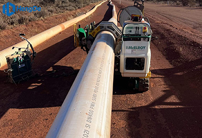 Co-Extruded White HDPE Pipe