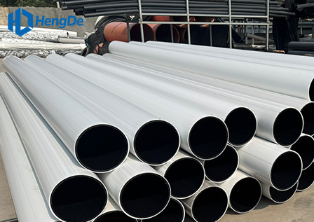 HDPE Two-colour co-extrusion Pipe <br> Standard: EN 12201-2:2011