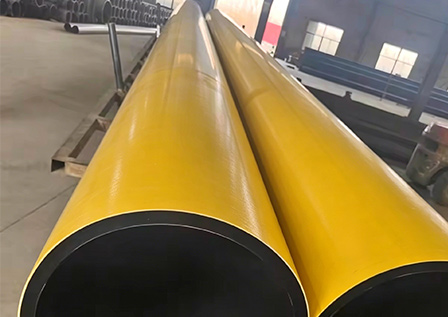 HDPE Yellow Co-extruded Pipe <br> Standard: EN 12201-2:2011