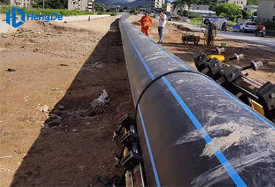 HDPE water supply pipe