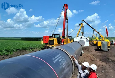 HDPE gas pipe