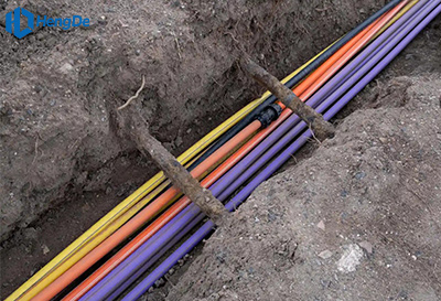 PE silicon core pipe