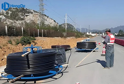 PE silicon core pipe