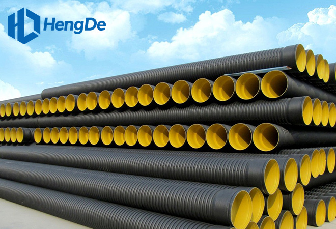 HDPE Double Wall Corrugated Drainage Pipe <br> Standard: GB/T 19427.1-2019