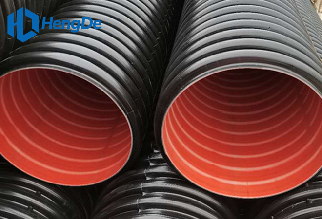 HDPE Double Wall Corrugated Drainage Pipe <br> Standard: GB/T 19427.1-2019