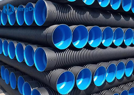 HDPE Double Wall Corrugated Drainage Pipe <br> Standard: GB/T 19427.1-2019