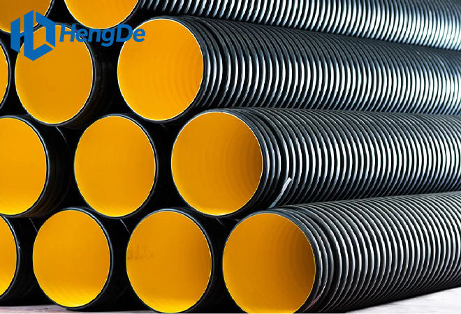 HDPE Double Wall Corrugated Pipe for Drainage and Sewerage <br> Standard: GB/T 19427.1-2019
