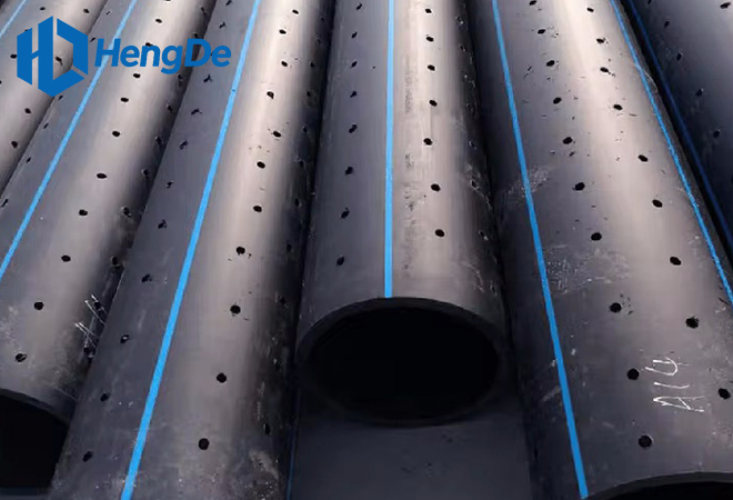 HDPE Perforated Permeable Pipe <br> Standard: GB/T 13663.2018