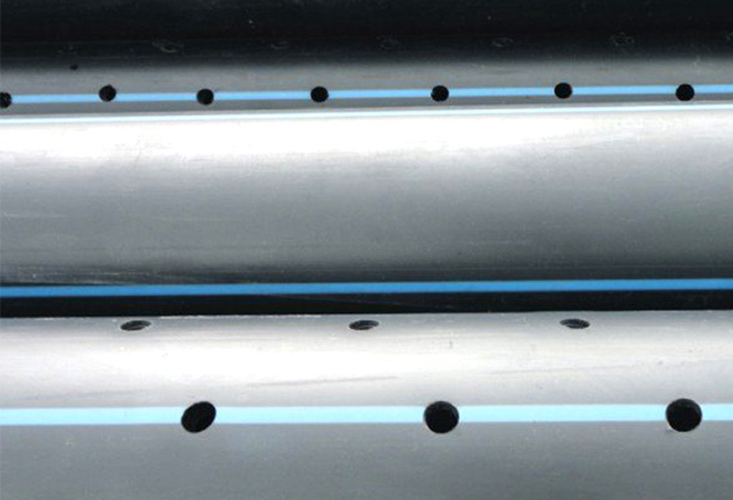 HDPE Perforated Permeable Pipe <br> Standard: GB/T 13663.2018