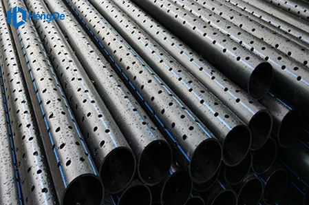 HDPE Perforated Permeable Pipe <br> Standard: ISO 4427-2