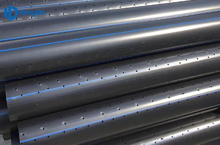 HDPE Pipe for Perforated Water Seepage <br> Standard: GB/T 13663.2018