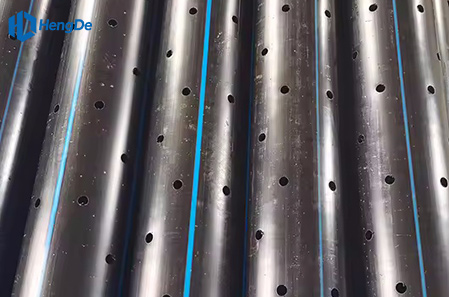 Perforated or Slotted Solid Wall HDPE Pipe <br> Standard: GB/T 13663.2018