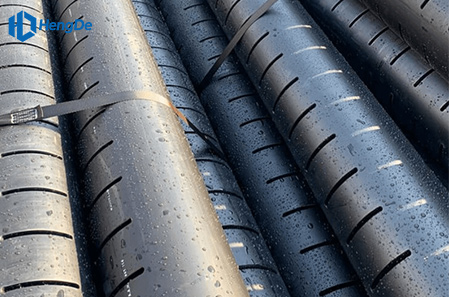 Perforated or Slotted Solid Wall HDPE Pipe <br> Standard: ISO 4427-2