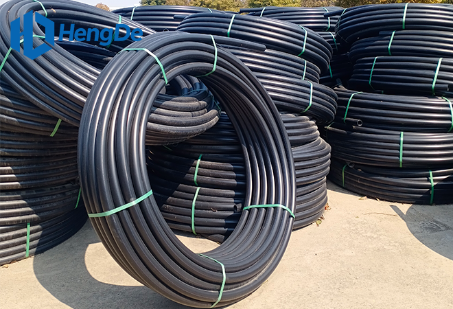 Black HDPE Pipe for Garden Irrigation<br> Standard: ISO 4427-2