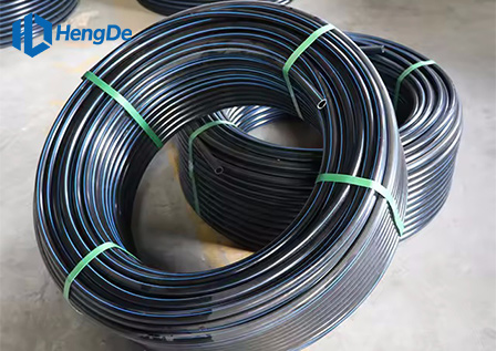 Black HDPE Pipe for Garden Irrigation<br> Standard: ISO 4427-2