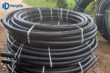 Black HDPE Pipe for Garden Irrigation<br> Standard: ISO 4427-2